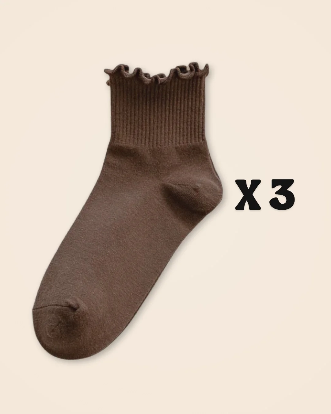 Kit Frufru de Algodão – 3 pares de meias - Image 6