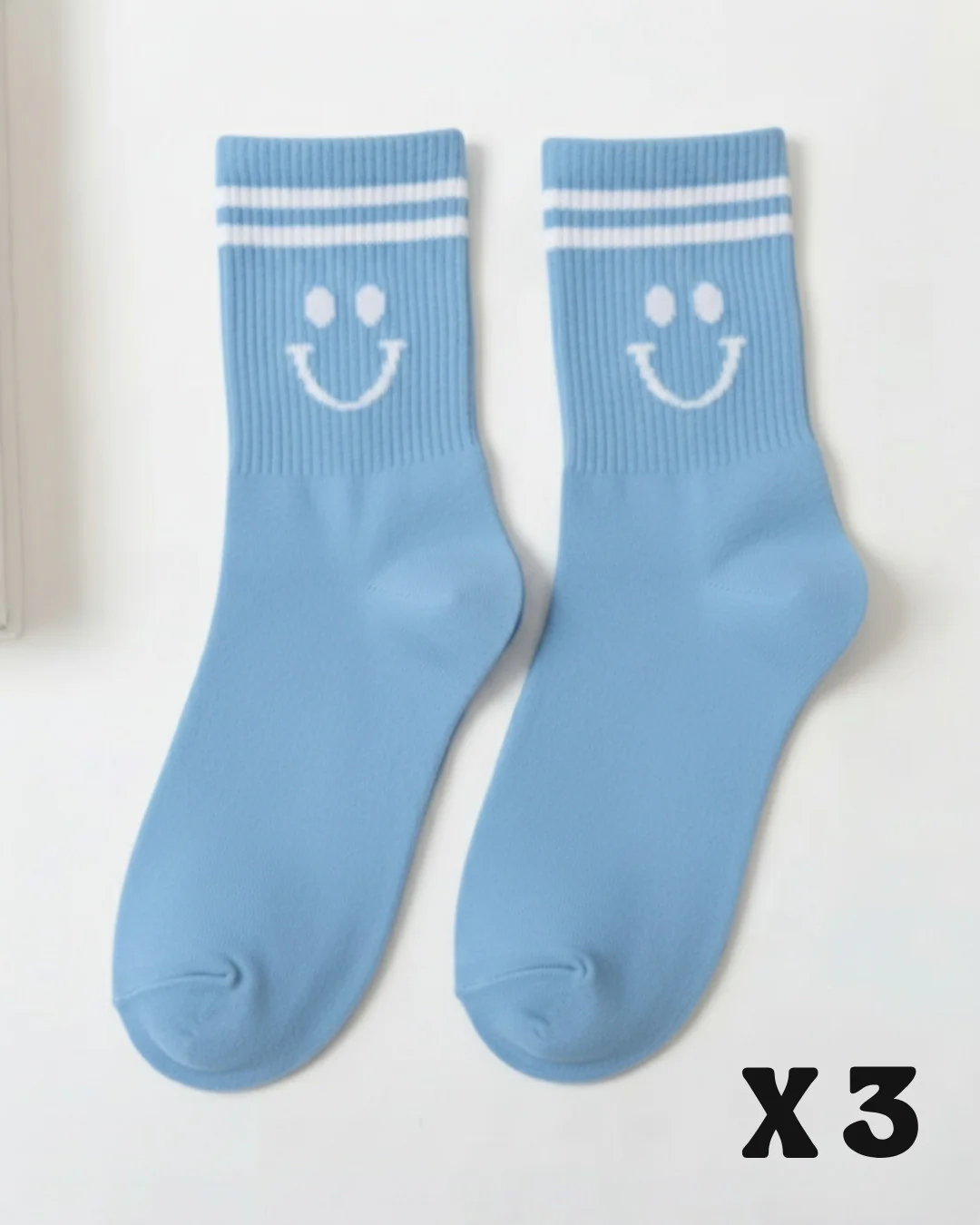 Kit Smile de Algodão – 3 pares de meias - Image 7